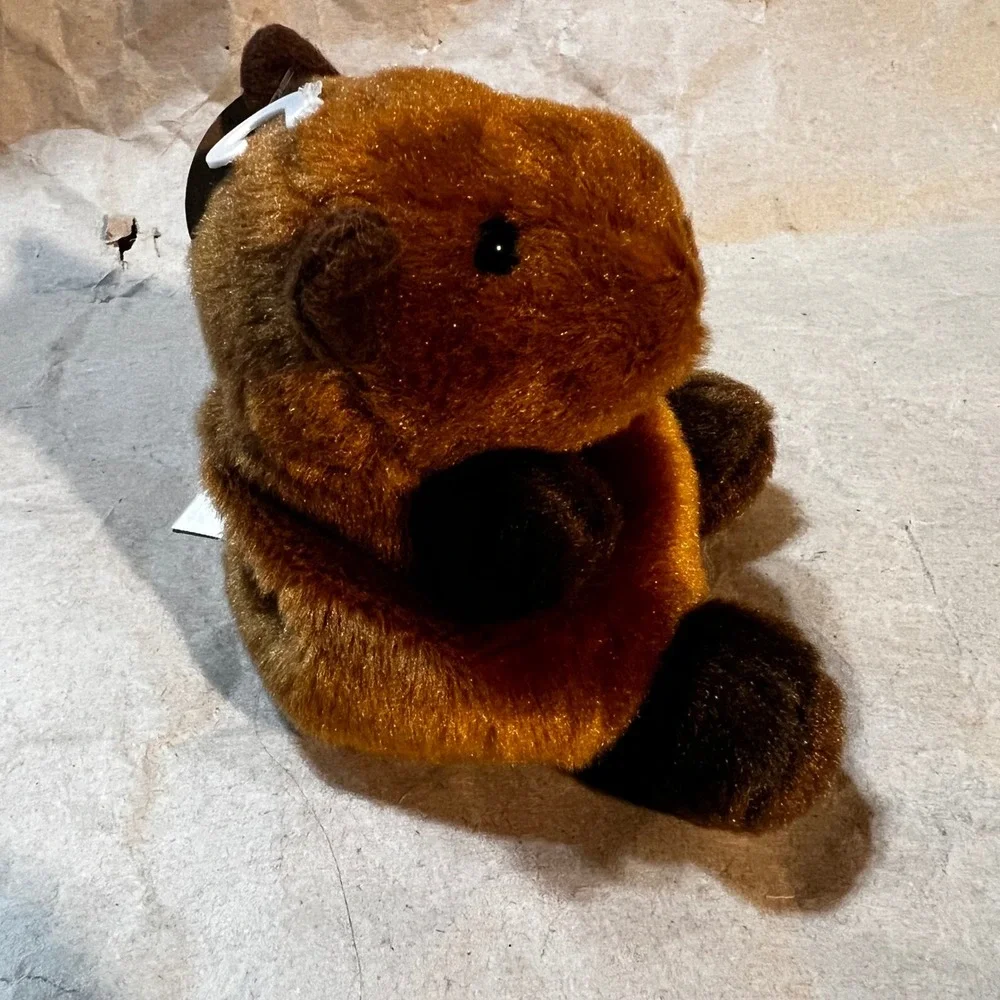 Aurora 5in Palm Pals Capybara Brown Soft Weighted Plush Toy 2024